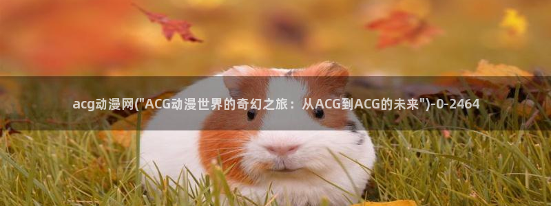 新番动漫：acg动漫网(\